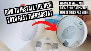 How To Install New Google Nest Thermostat 2020 | Google Home App