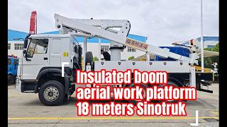 Insulated Boom Aerial Work Platform Truck 18 meters Sinotruk HOWO screenshot 5