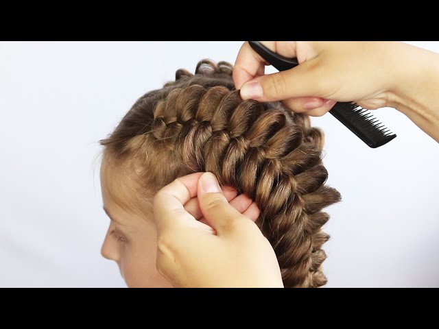 Дракончик две косы / красивая #прическа для школы / #прически на длинные волосы - YouTube