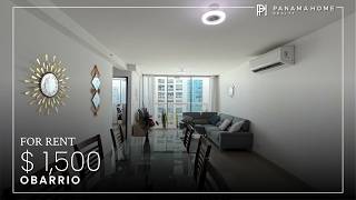 $1,500/month | Furnished 3-Bedroom Apartment for Rent in Obarrio with City Views