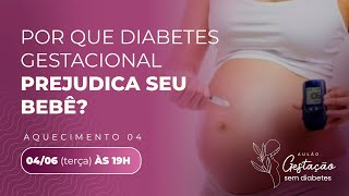 💜 Live de Aquecimento #004 - Por que o Diabetes Gestacional prejudica o seu bebê?