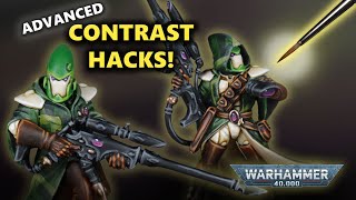 Contrast Hacks! Aeldari Rangers Painting Tutorial for Warhammer 40k | How to Paint Biel-Tan Eldar