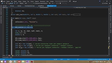Как подключить MPI к проекту. MS Visual Studio 2019
