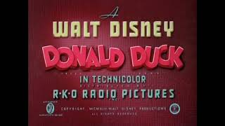 Donald Duck - Fall Out, Fall In 1943, Rko Les