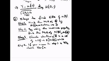 STAT 303 - MATHEMATICAL STATISTICS I - EFFICIENT ESTIMATORS AND THE ASYMPTOTIC DISTRIBUTION OF MLES