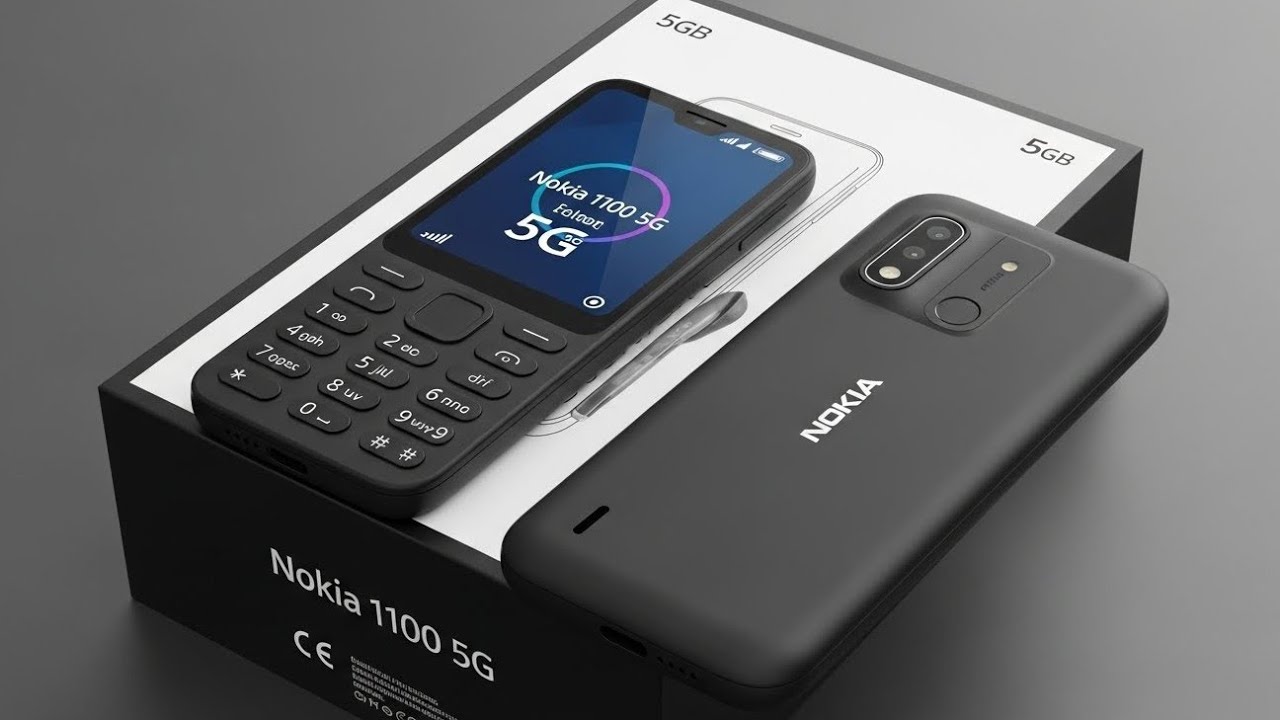 2026 Nokia 1100 5G Button Phone 🔥 Gaming Test, Battery Beast & Full Review