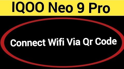 How to connect WiFi via QR code,iqoo Neo 9 pro me Bina password ke Wi Fi connect kaise karen