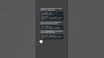 Convert bytes to a string #shorts