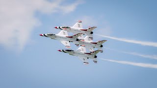The US Air Force Thunderbirds Full Performance New York Airshow 2024