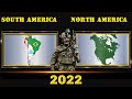 South America VS North America (USA Canada Mexico) Military Power Comparison 2022