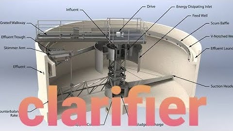 Clarifier  primary & wastewater treatment