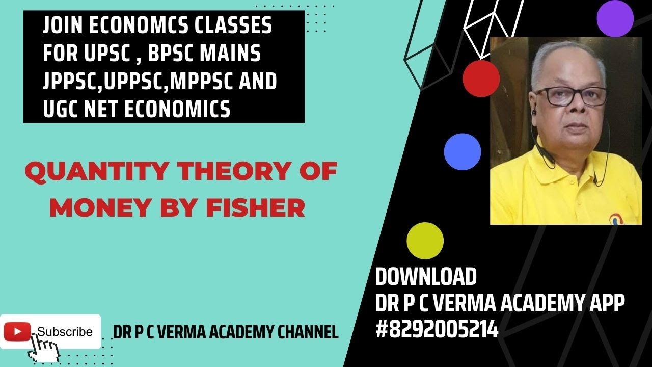 QUANTITY THEORY OF MONEY BY FISHER YouTube