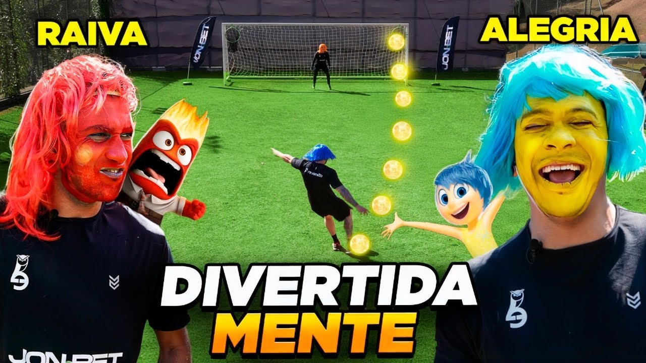 FUTEBOL DIVERTIDAMENTE! CADA JOGADOR REPRESENTA UMA EMOÇÃO 😂