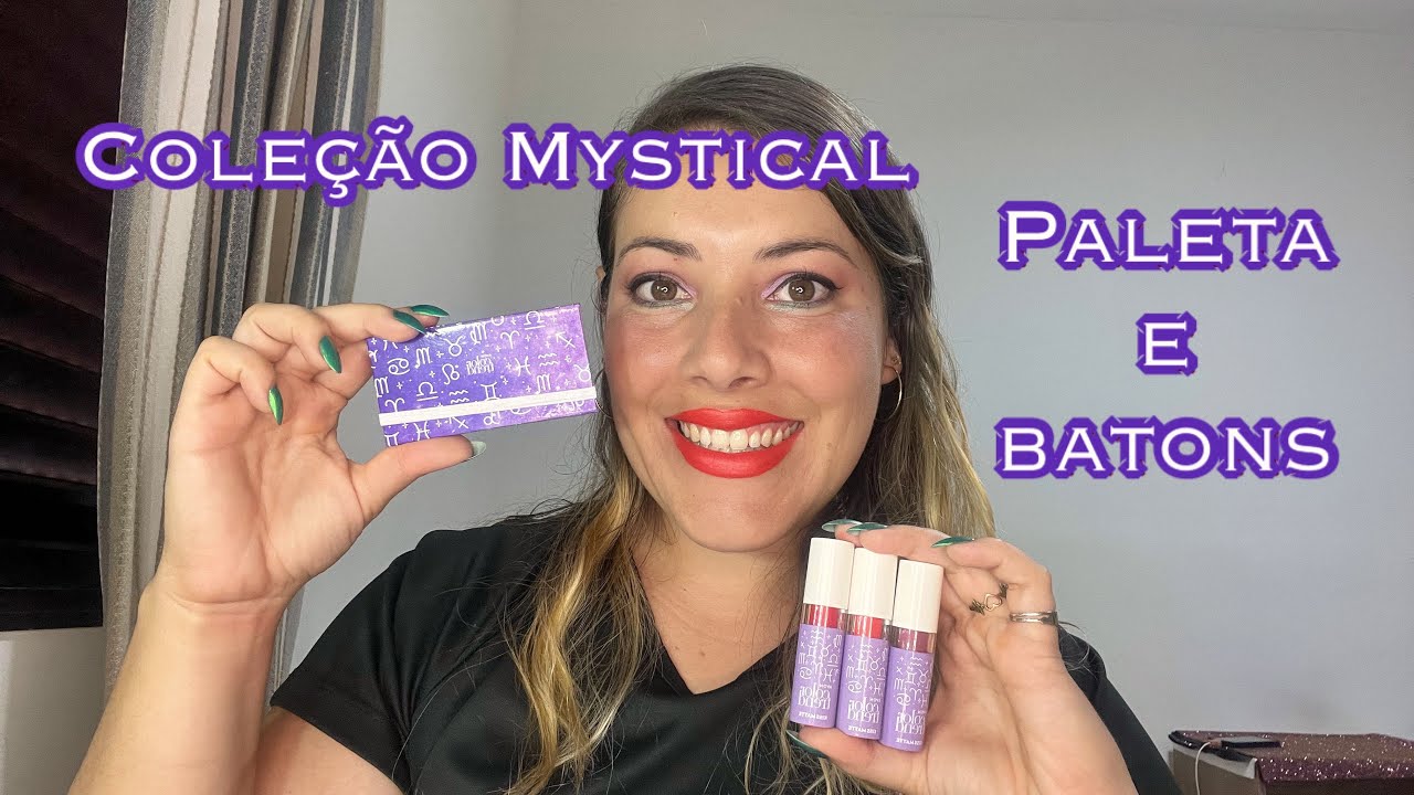 Paleta e Batons Coleção Mystical Avon Color Trend