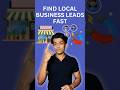 How to Find Local Business Leads Fast (Using Google Maps + Free Tools)