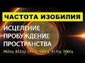 Звук частоты изобилия расширяющее сознание. Сверхчастоты исцеляющие и пробуждающие пространство