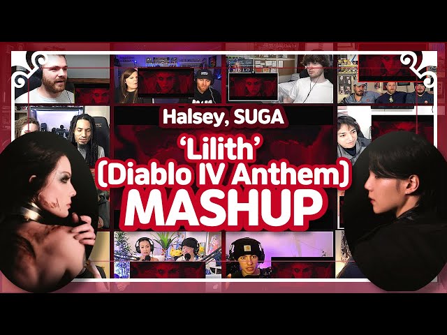 Halsey u0026 BTS SUGA Lilith (Diablo IV Anthem) Reaction Mashup class=