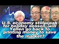 U.S. economy still weak for the holiday, will Yellen go back to printing money to save the market?