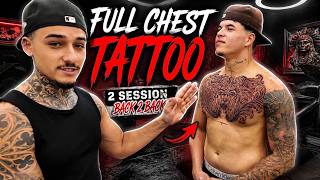 We Finished This FULL CHEST Tattoo in 48 Hours