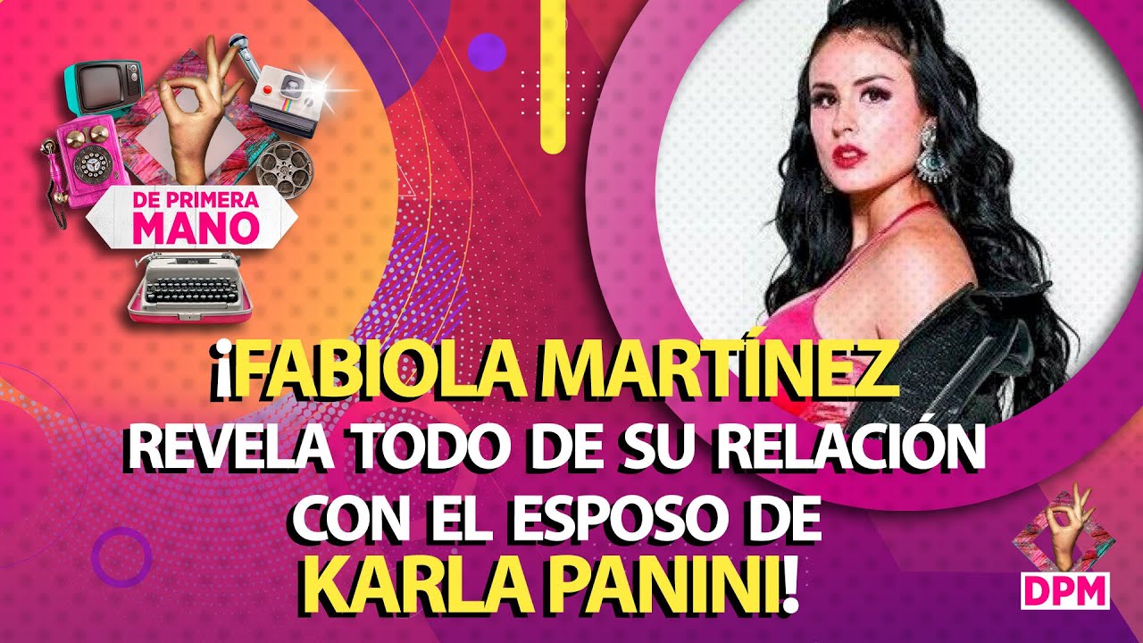 Fabiola Martínez revela todo de su relación con Américo, esposo de Karla Panini ¡ROMPE EL SILENCIO!