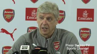 Arsene Wenger pre Arsenal vs Manchester City