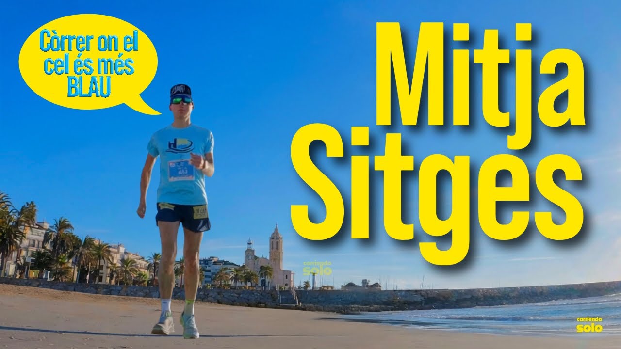 Sitges Mitja Marató 🏃‍♂️ 2026 4K | Còrrer on el cel és més blau