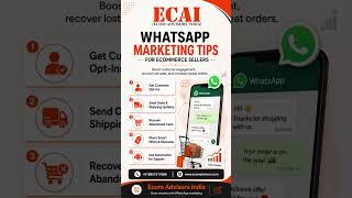 WhatsApp Marketing Tips for Ecommerce Sellers | Opt-Ins, Cart Recovery and Automation