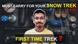 Plan Your Trip - Final CHECKLIST For Snow Trek | How To Pack Your Bag For Trekking (Hiking) ? screenshot 2