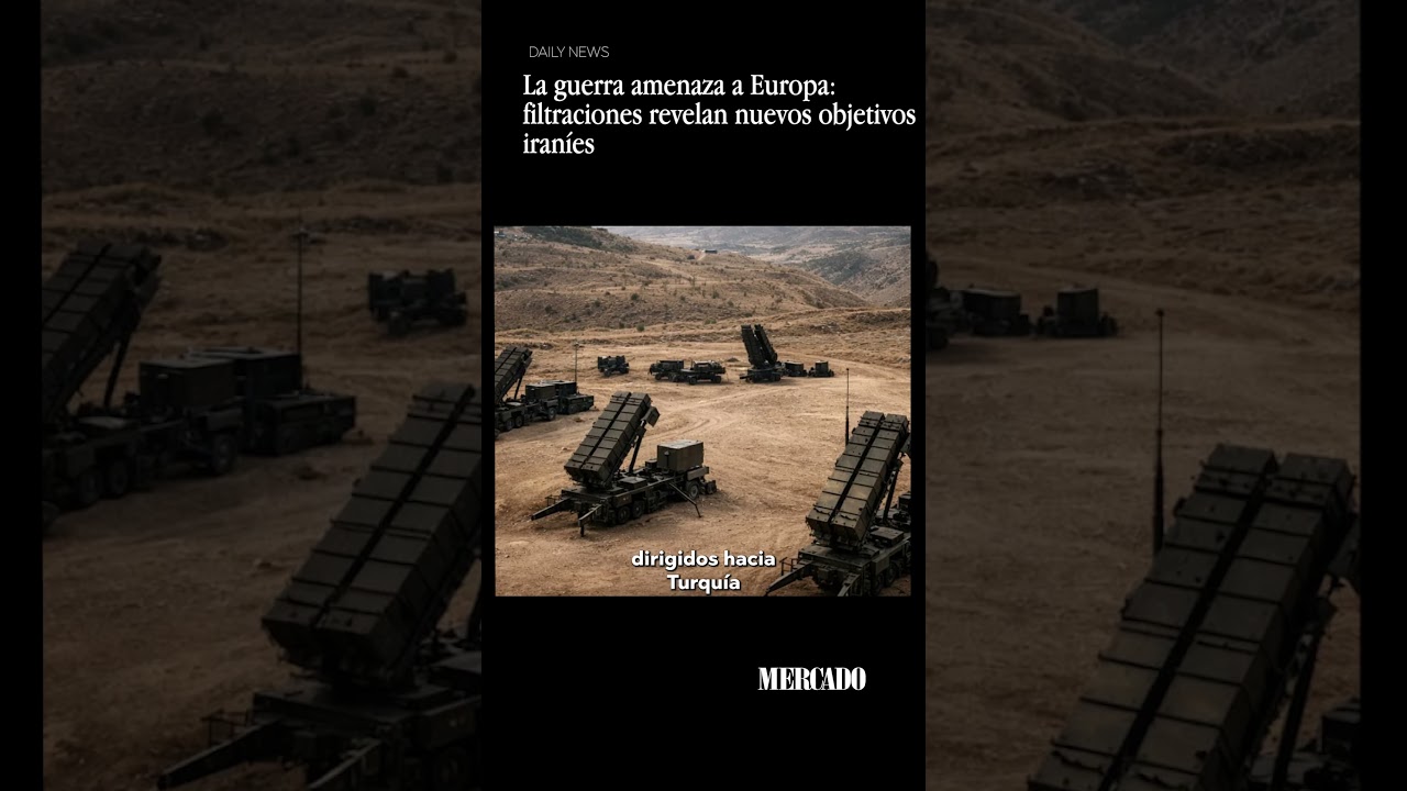 La guerra amenaza a Europa: filtraciones revelan nuevos objetivos iraníes