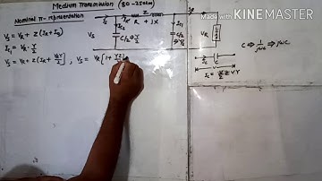 NOMINAL PI AND T MODEL OF MEDIUM XMISSION LINE BY Sh RAVI NATH GPC SIROHI
