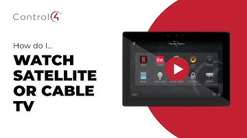 How Do I Watch Satellite or Cable Tv