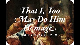 Solemnity of the Epiphany of the Lord Mass | St. Jane Frances de Chantal Church, Bethesda, MD