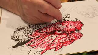 Bob Eggleton Godzilla 1954 “Storyboard Concept Art” commission, 2019
