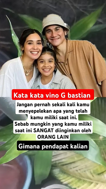 Vino G bastian ‼️gimana pendapat kalian #quotes #katakatabijak #beritaterkini