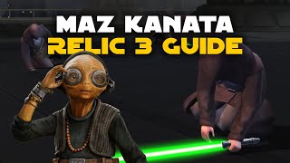Maz Kanata Lead Relic 3 Pirates Max Score 900K - Tier 3 Order 66 Raid Guide Swgoh