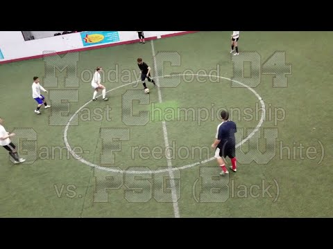 Dulles sportsplex (indoor) Monday Coed D4 East Championship Game- Freedom (White) vs. PSG (Black)