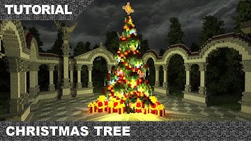 Minecraft Christmas Tree Tutorial & Download