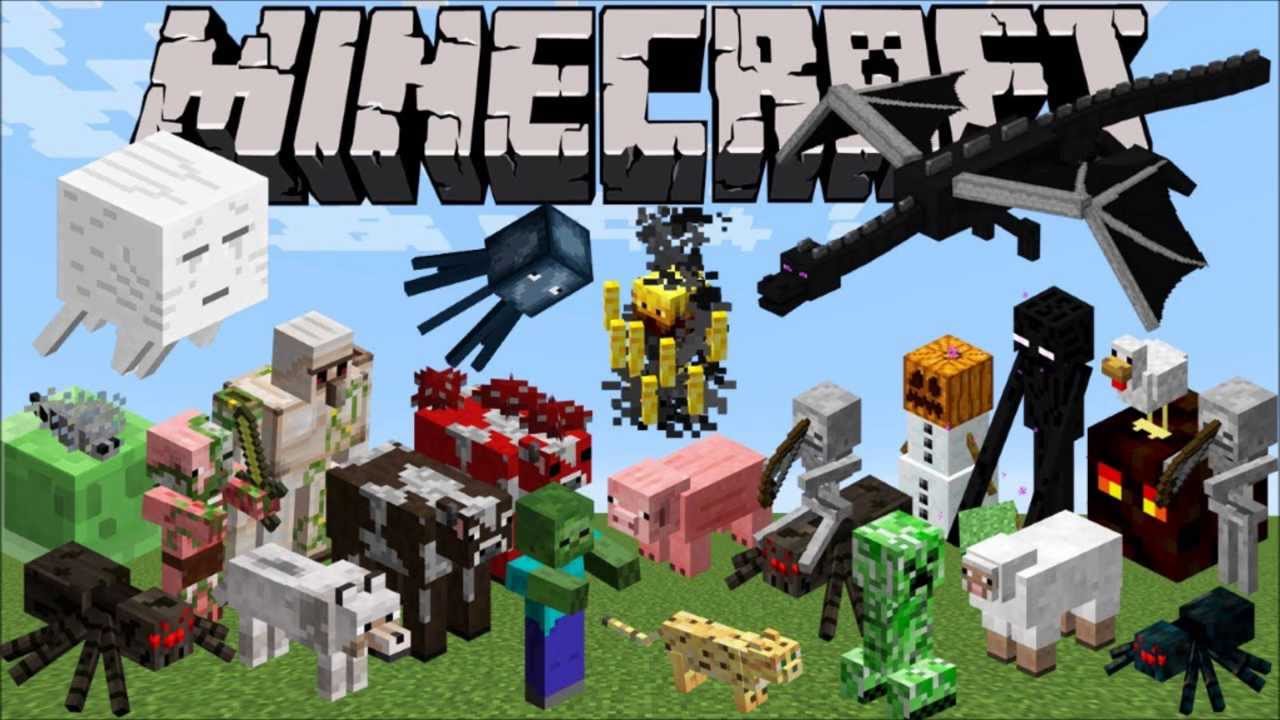 todos los personajes de minecraft - YouTube