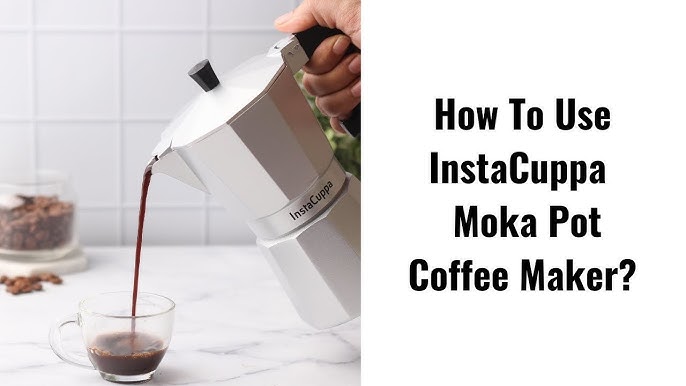 InstaCuppa Electric Moka Pot Espresso Maker 