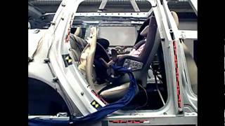 Child Safety Restraints in Crash Test Simulator