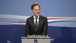 Het inleidend statement van de persconferentie van MP Rutte na de #ministerraad van 8 juli 2022.