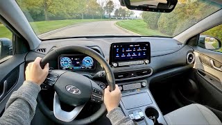 Hyundai Kona Electric Limited 2022 года — впечатления от вождения от первого лица