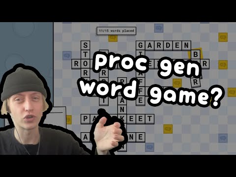 Cross words & make webs (new game) - YouTube