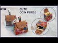 DIY Cute coin purse without a zipper / easy sewing tutorial [Tendersmile Handmade]