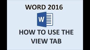 Word 2016 - View Tab - How to Use Print Layout, Outline, Draft, and Read Mode Views in Microsoft MS