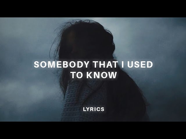 somebody that i used to know (tiktok version) lyrics | Gotye - Somebody that I used to know [beat] class=