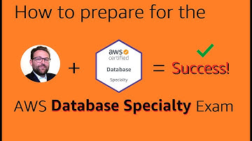 How to prepare 🤓🤓🤓 for the AWS Database Specialty Exam ☁️☁️☁️