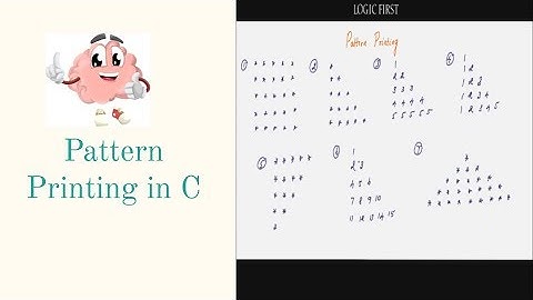 Pattern Printing in C