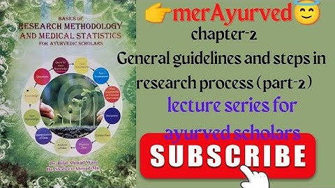 Dr.Bilal research methodology book chapter 2(part 2)(guidelines and steps in research process)
