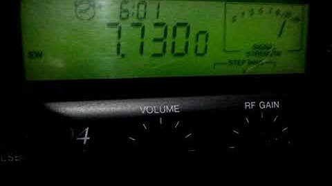 Shortwave Radiogram via WRMI 7730 KHz